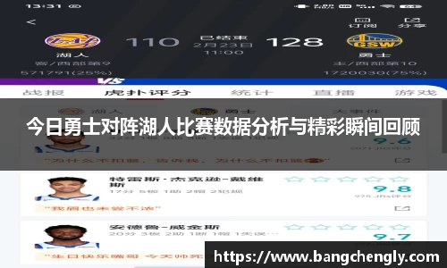 今日勇士对阵湖人比赛数据分析与精彩瞬间回顾
